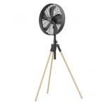 Newlux Tripod W3050 Ventilador de Pie 50W 5 Aspas Metal Negro