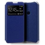 Étui à rabat bleu uni cool pour Samsung Galaxy M21 M215