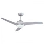 Ventilateur de plafond Bastilipo Vera Titanium avec lumière LED et contrôle 60W