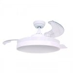 Fm Heating VT-SENZA Ventilatore da Soffitto con Luce e Controllo