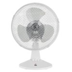 Ventilador de Sobremesa Fm Calefacción SB-123 25W 23cm 2 Velocidades Silencioso Oscilante