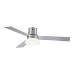 Fm Heating VT-COSMOS Ventilatore da soffitto con luce e controllo 55W Argento