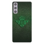 Capa para Samsung Galaxy S21 Fe Licença oficial Real Betis Balompié Shield Fundo verde padrão