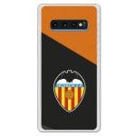 Estojo oficial Valencia Shield com fundo preto para Samsung Galaxy S10 Plus