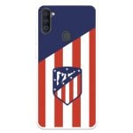 Capa Atleti Shield para Samsung Galaxy A11 Fundo Atlético - Licença Oficial Atlético de Madrid