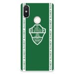 Capa para Xiaomi Mi 8 Se Del Elche CF Shield Green Background Shield Green Background - Licença Oficial Elche CF