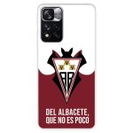 Capa para Xiaomi Redmi Note 11 de Albacete Shield "de Albacete que não é pouco" - Licença oficial Albacete Balompié