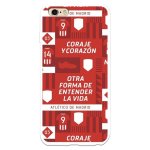 Funda para móvil La Casa de las Carcasas Atleti Coraje y Corazón para iPhone 6S Plus