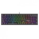 Tastiera da gioco meccanica Genesis Thor 300 RGB nera con interruttore Outemu Brown