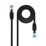 Cavo di rete Nanocable Cat.7 600MHz LSZH SFTP PIMF AWG26 25cm Nero