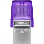 Clé USB Kingston DataTraveler microDuo 3C 128GB USB 3.2 USB-C OTG