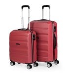 Itaca Elba ABS Hartschalenkoffer-Sets, Koralle Itaca Elba ABS Hartschalenkoffer-Sets, Koralle