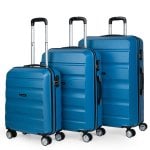 Itaca Elba Großer ABS-Koffer, Blau Blau Itaca Elba Großer ABS-Koffer, Blau Blau