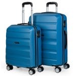 Itaca Elba ABS Hartschalen-Gepäcksets, Blau Itaca Elba ABS Hartschalen-Gepäcksets, Blau