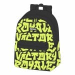 Mochila Americano Fortnite Letras Con Bolsillo