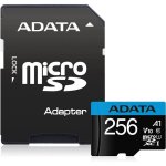MicroSDXC Speicherkarte ADATA Premier 256GB UHS-I Class 10 V10 SD-Adapter