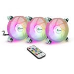 Inter-Tech Argus RS-06 RGB Pack 3 Ventilateurs 120 mm