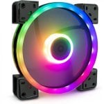 Inter-Tech Argus RS-141 RGB Ventilateur 140 mm Noir
