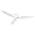 CasaFan Eco Plano II Deckenventilator mit Motor und Steuerung, 31 W, Weiß