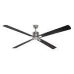 Deckenventilator CasaFan Eco Neo III 180 BN-WN/SI Motor Licht Fernbedienung 28W