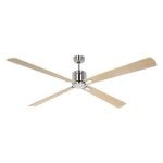 Deckenventilator CasaFan Eco Neo III BN-AH/BU 180 cm Chrom Fernbedienung Lichtoption