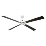 Deckenventilator CasaFan Eco Neo III WE-WN/SI 180cm Weiß Fernbedienung Licht