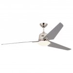 Ventilator CasaFan Eco Aviatos BN-SL DC-Motor Licht Fernbedienung 132 cm Silber