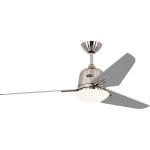 Ventilatore da soffitto CasaFan Eco Aviatos DC 132 cm luce telecomando grigio