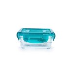 Récipient hermétique Ibili Perfect Tritan 0.2L rectangulaire turquoise