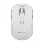 Ratón Phoenix M250 Inalámbrico USB 1600 DPI Blanco Silent Click