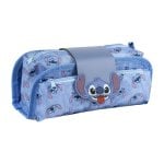 Astuccio scolastico Stitch blu (22 x 12 x 7 cm)