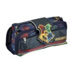 Astuccio scolastico blu Harry Potter (22 X 12 X 7 cm)