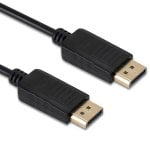 Cavo OcioDual DisplayPort 4K maschio/maschio 1,8 m Nero