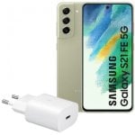 Samsung Galaxy S21 FE 5G 2022 6/128GB Verde Libre + Cargador Samsung Galaxy S21 FE 5G 2022 6/128GB Verde Libre + Cargador