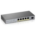 Switch Zyxel GS1350-6HP Switch Gestionado L2 5 Puertos Gigabit PoE + 1 SFP Switch Zyxel GS1350-6HP Switch Gestionado L2 5 Puertos Gigabit PoE + 1 SFP
