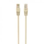 Cavo di rete Gembird 1m Cat5e UTP RJ-45 maschio oro Beige