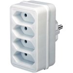 Adaptateur Secteur Brennenstuhl 4 Prises Blanc