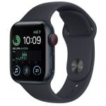 Apple Watch SE GPS + Cellular 40mm Cassa in Alluminio color Mezzanotte con Cinturino Sport Band Mezzanotte - Regular