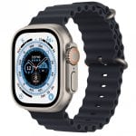 Apple Watch Ultra GPS + Cellular, 49mm Cassa in Titanio with Mezzanotte Ocean Band