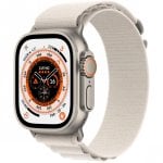 Apple Watch Ultra LTE Titane avec Alpine Loop M Starlight