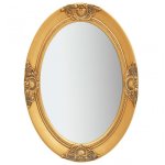 Vidaxl Espejo De Pared Estilo Barroco Dorado 50x70 Cm