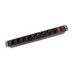 Presa per Rack 19" Kimex 8 Interruttore 1U
