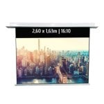 Kimex Pantalla de Proyección Eléctrica Empotrable 2.60x1.63m Formato 16:10 Función WiFi
