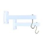 Kimex Kit de 2 supports d'écran de projection blancs Kimex Kit de 2 supports d'écran de projection blancs