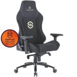 Forgeon Spica Fabric Silla Gaming Tela Transpirable Negra
