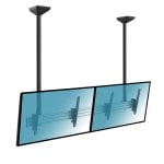 Kimex Supporto da Soffitto per 2 Schermi TV 45"-55" Altezza 150cm VESA 600x400 Max 50Kg