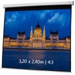 Schermo per proiezioni Kimex Elettrico 3,20x2,40m Formato 4:3