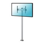 Kimex Supporto da Terra con Base Avvitabile per TV 32"-75" Altezza 240cm VESA 600x400 Max 50Kg