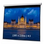 Schermo per proiezioni Kimex Elettrico 2,80x2,10m Formato 4:3