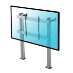 Kimex Soporte de Suelo Atornillable para Pantallas de TV 70"-120" VESA 1200x800 Máx 150Kg